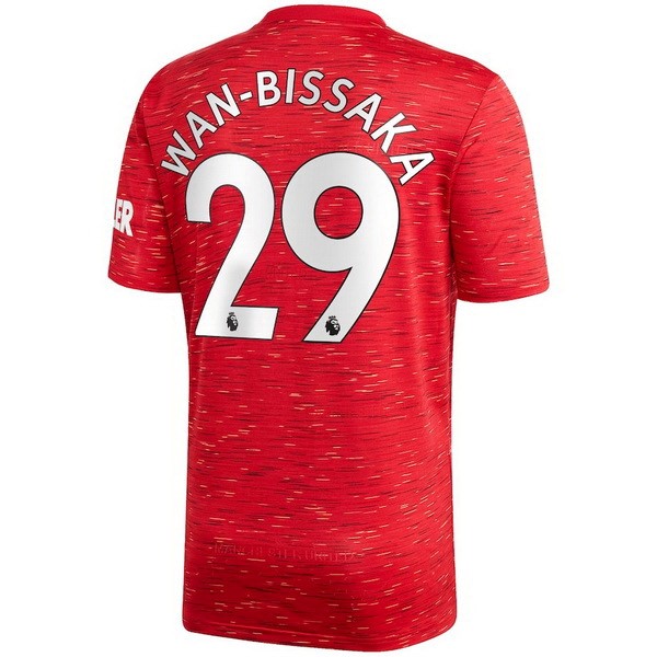 Maglia Manchester United NO.29 Wan Bissaka 1ª 2020-2021 Rosso
